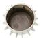 Hello Honey® 5.5" Antique White Reactive Glaze Handmade Stoneware Planter